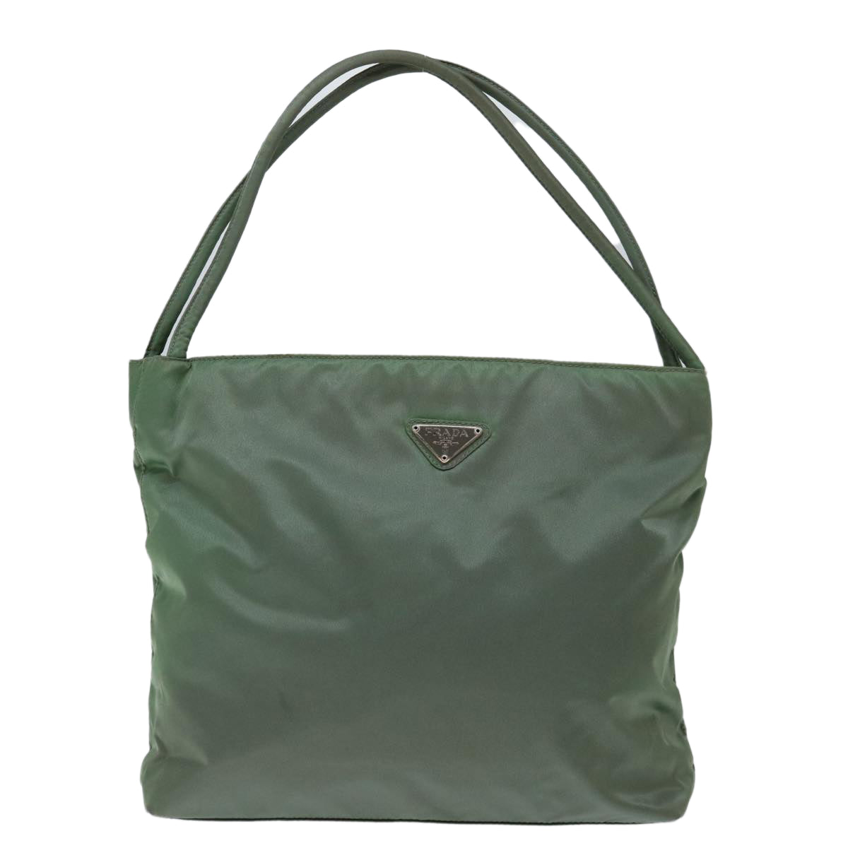 Prada Khaki Synthetic Handbag (Pre-Owned)