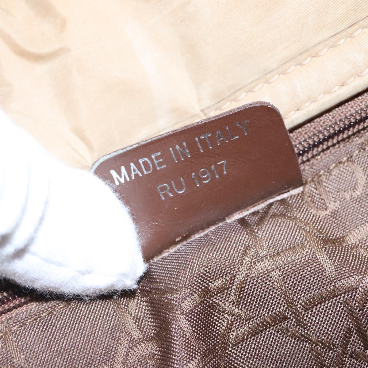 Dior Cannage Lady Beige Synthetic Tote Bag (Pre-Owned)