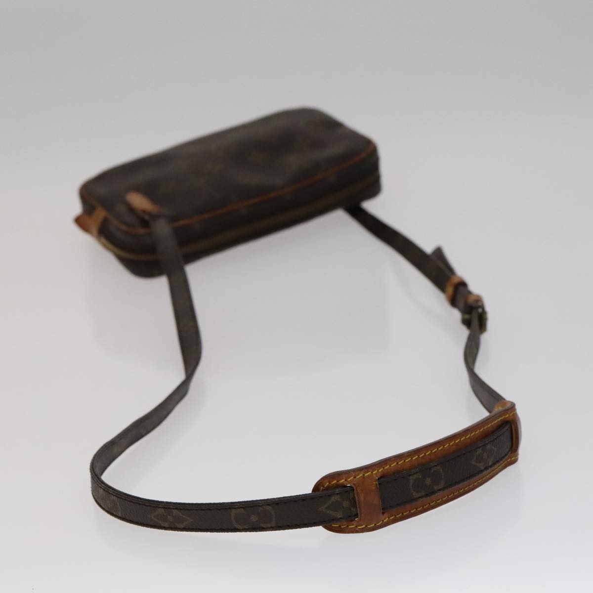 Louis Vuitton Marly Brown Canvas Shoulder Bag (Pre-Owned)
