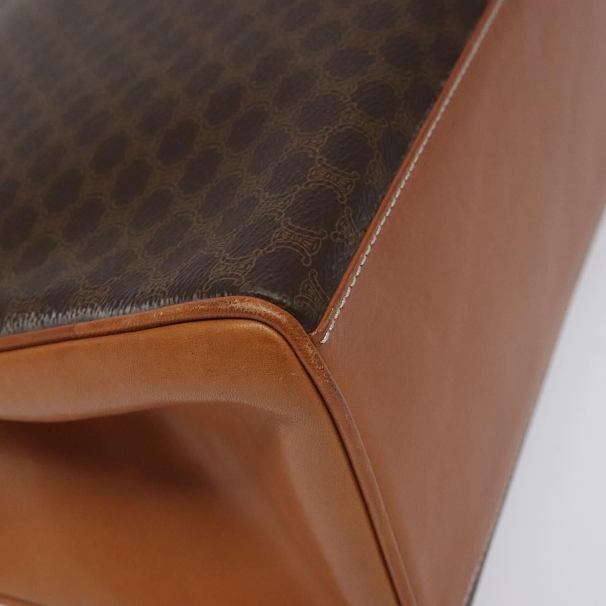 Céline Macadam Brown Canvas Handbag (Pre-Owned)