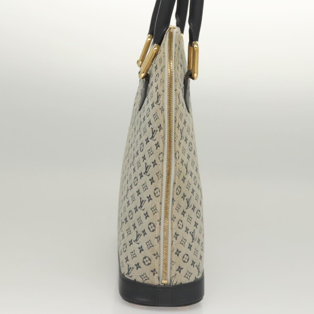 Louis Vuitton Alma Mini Black Canvas Handbag (Pre-Owned)