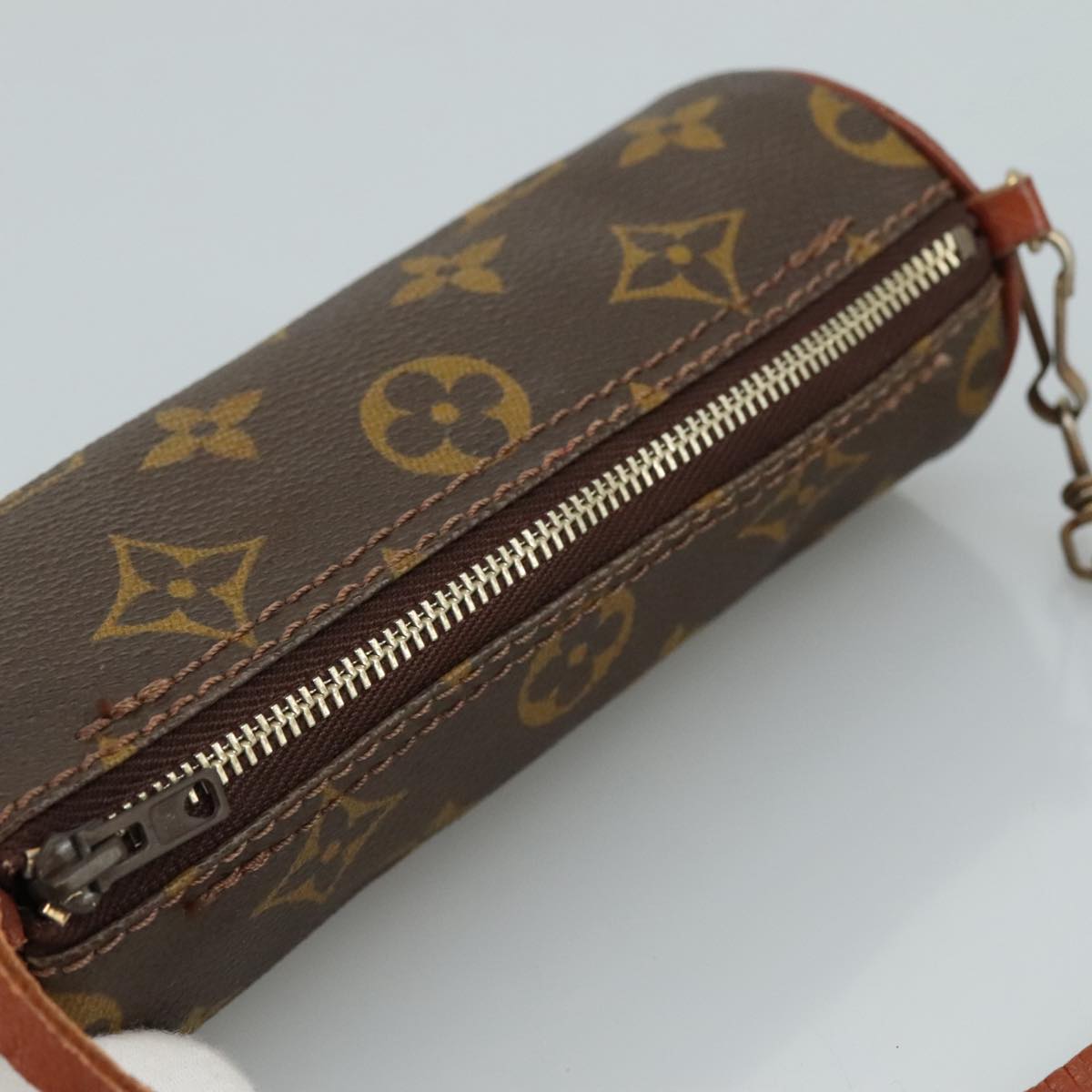 Louis Vuitton Papillon Brown Canvas Clutch Bag (Pre-Owned)