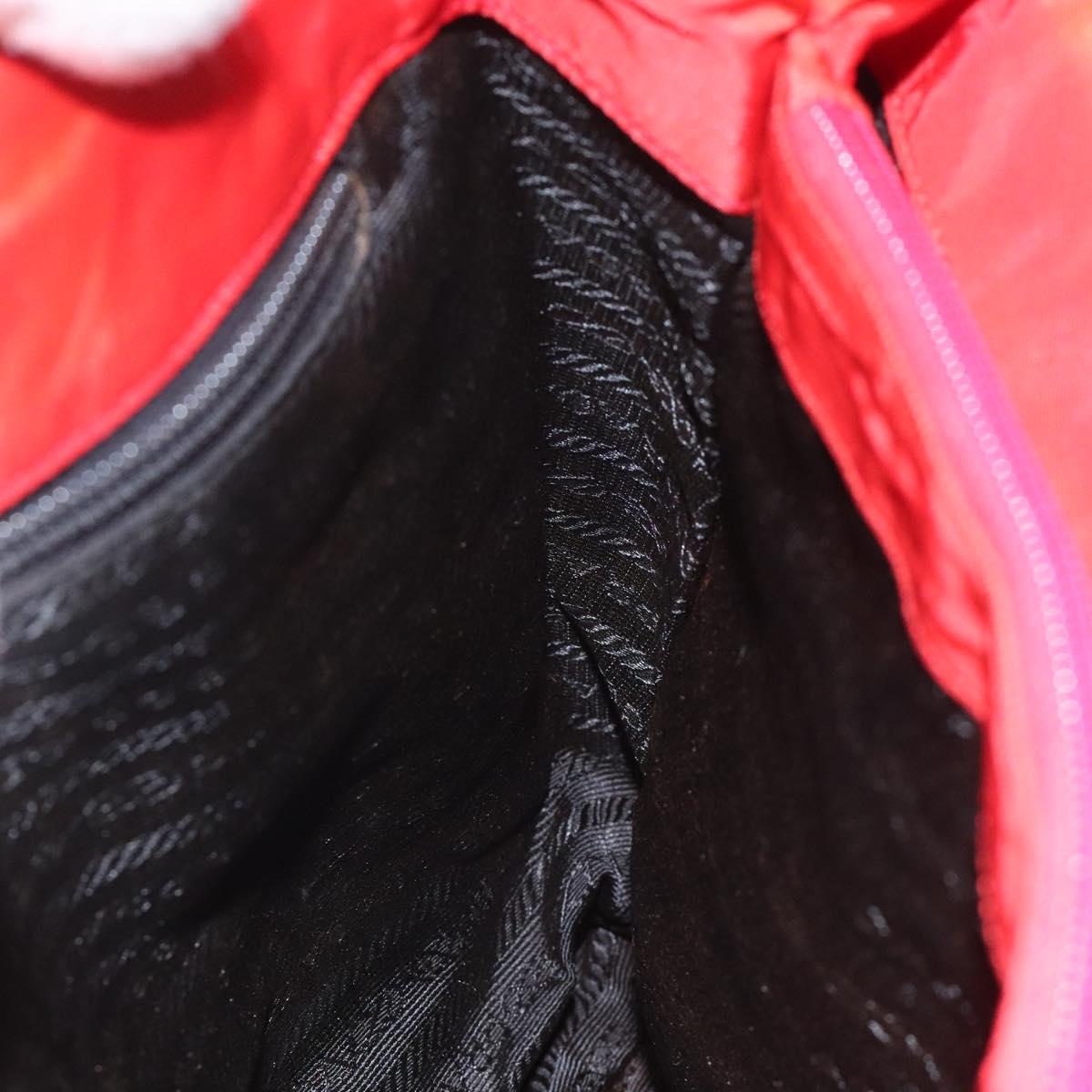 Prada Tessuto City Red Synthetic Handbag (Pre-Owned)