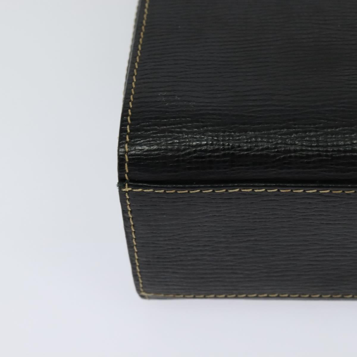 Céline Triomphe Vintage Black Leather Shoulder Bag (Pre-Owned)