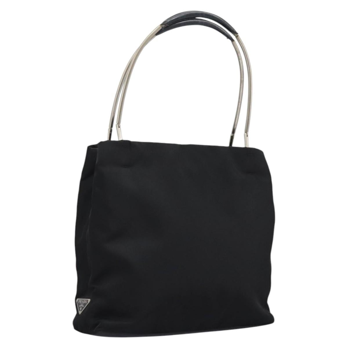 Prada Re-Nylon Black Synthetic Tote Bag (Pre-Owned)