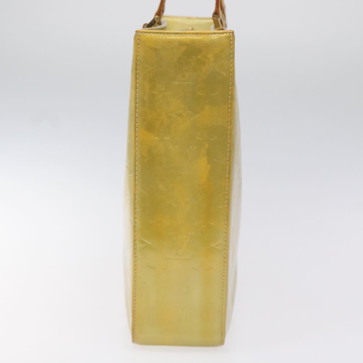 Louis Vuitton Columbus Green Patent Leather Tote Bag (Pre-Owned)