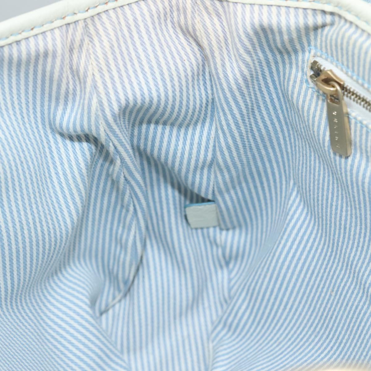 Céline Macadam Blue Canvas Shoulder Bag (Pre-Owned)
