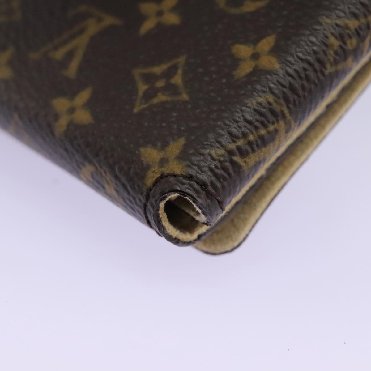 Louis Vuitton Jewelry Case Brown Canvas Wallet (Pre-Owned)