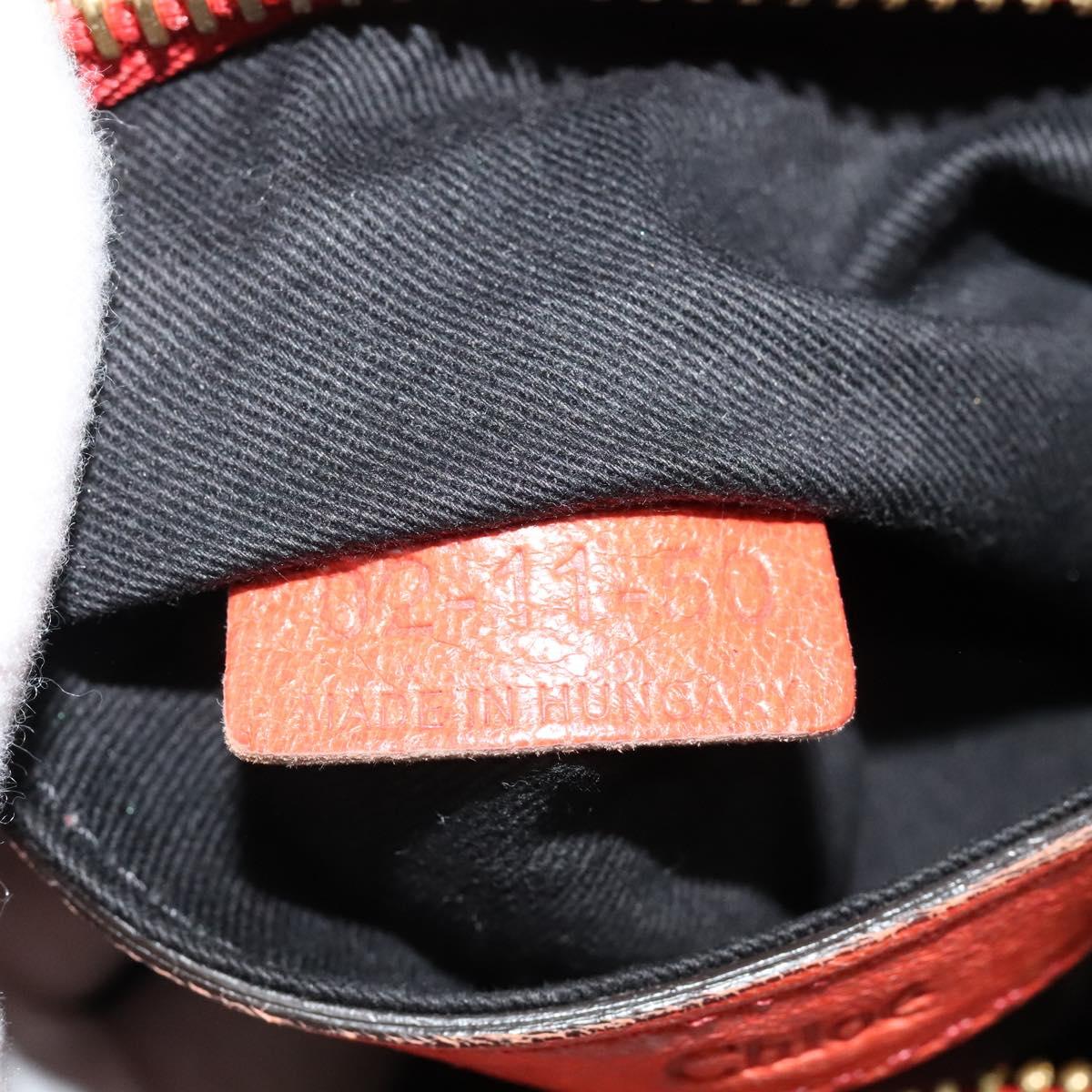 Chloé Ethel Orange Leather Handbag (Pre-Owned)