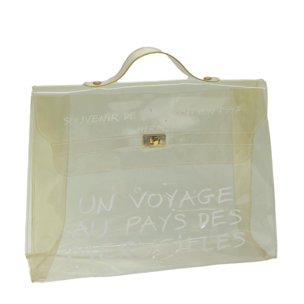 Hermès -- Transparent Vinyl Handbag (Pre-Owned)