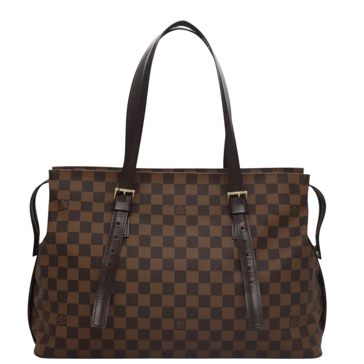 Louis Vuitton Chelsea Brown Canvas Tote Bag (Pre-Owned)