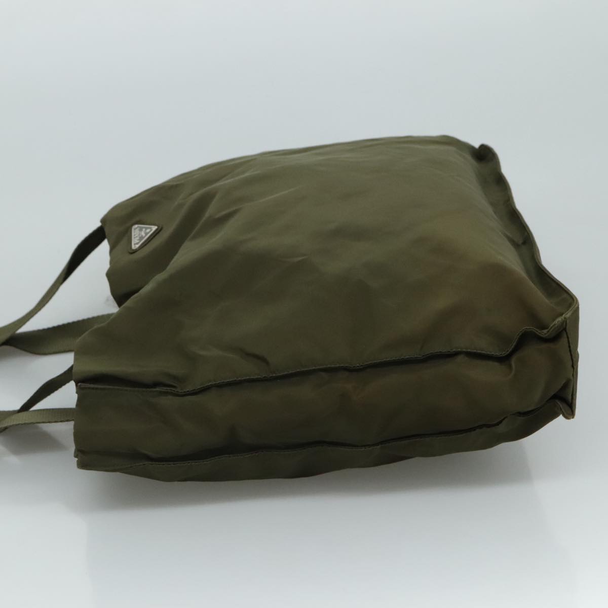 Prada Re-Nylon Khaki Synthetic Tote Bag (Pre-Owned)