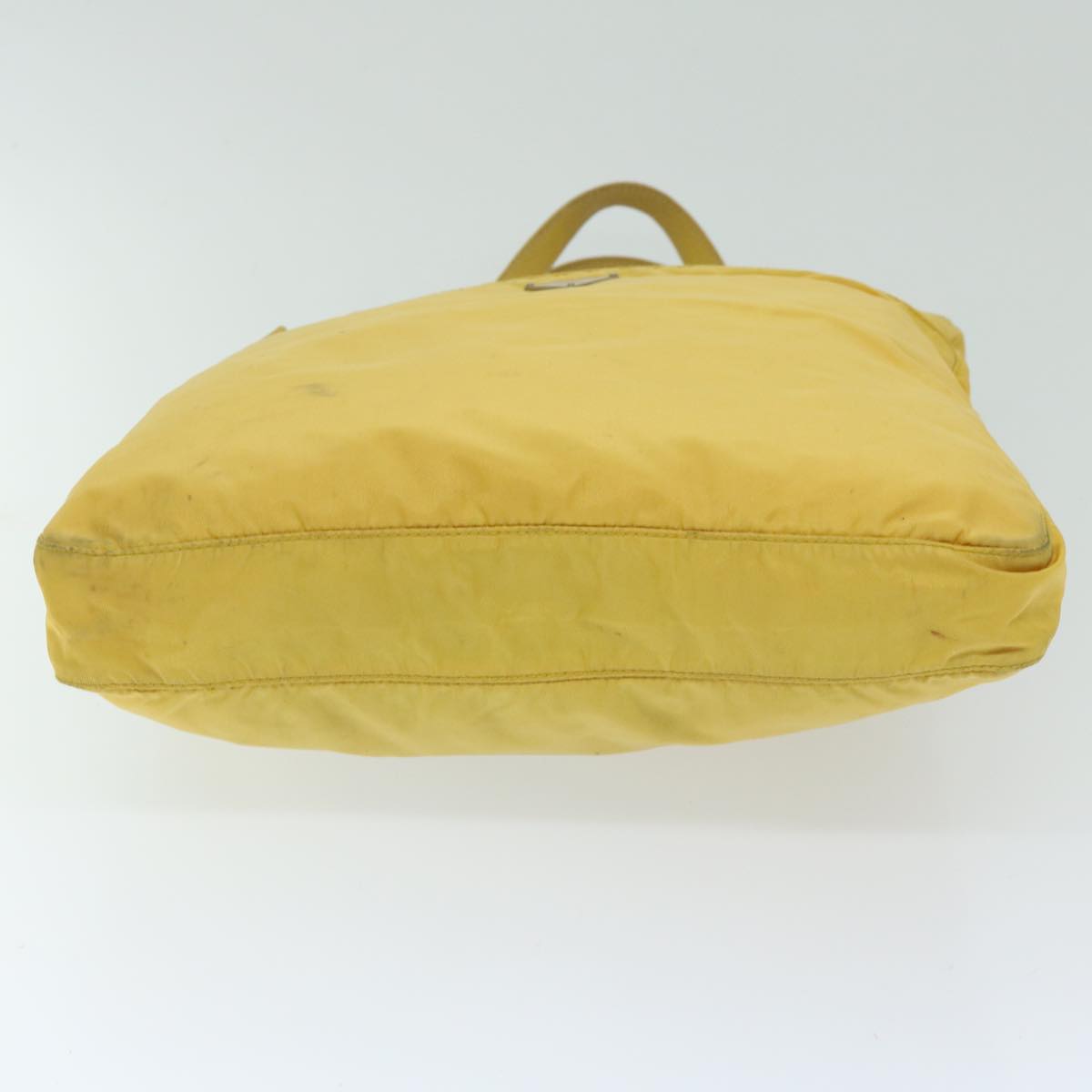 Prada Tessuto Yellow Synthetic Tote Bag (Pre-Owned)