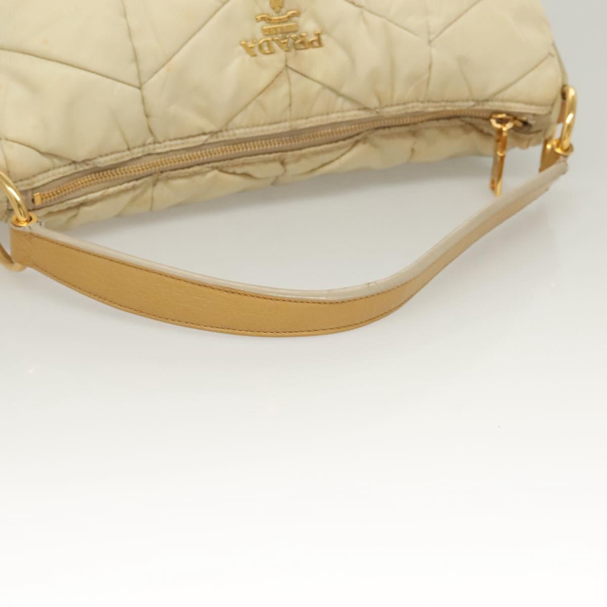 Prada Beige Nylon Shoulder Bag (Pre-Owned)