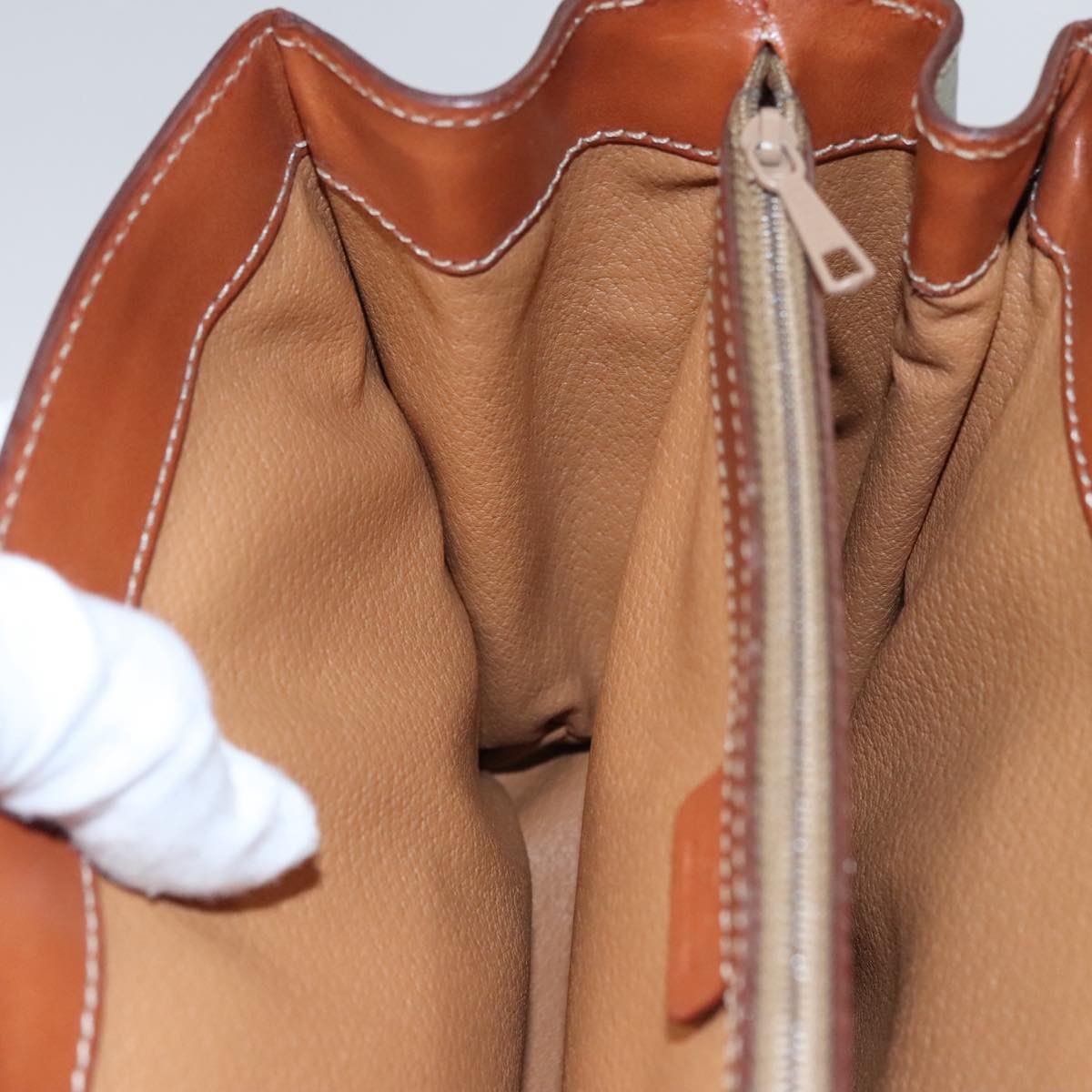 Céline Macadam Beige Canvas Handbag (Pre-Owned)