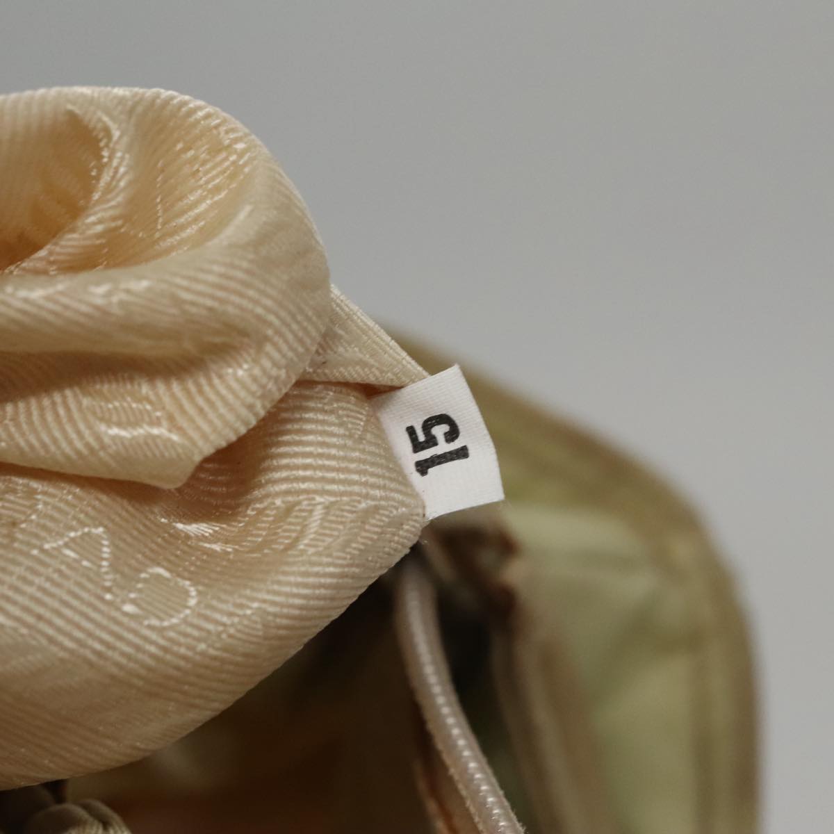 Prada Beige Synthetic Handbag (Pre-Owned)