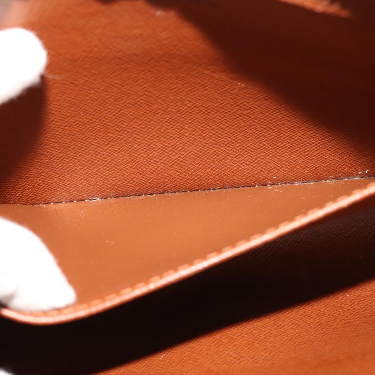 Louis Vuitton Orsay Brown Canvas Clutch Bag (Pre-Owned)