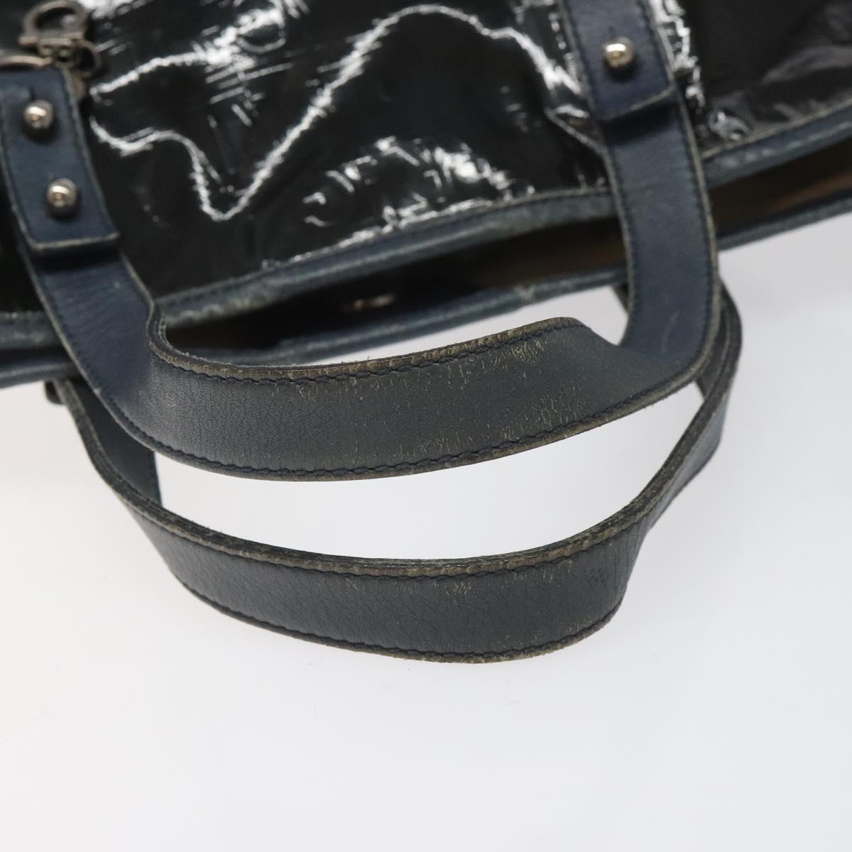 Salvatore Ferragamo - Black Patent Leather Handbag (Pre-Owned)