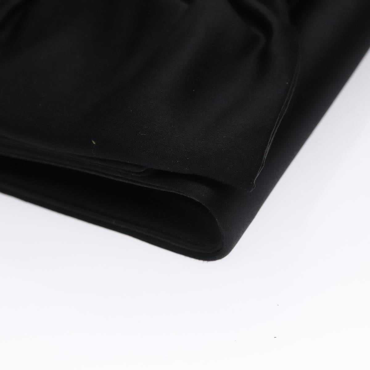 Bottega Veneta Black Silk Clutch Bag (Pre-Owned)