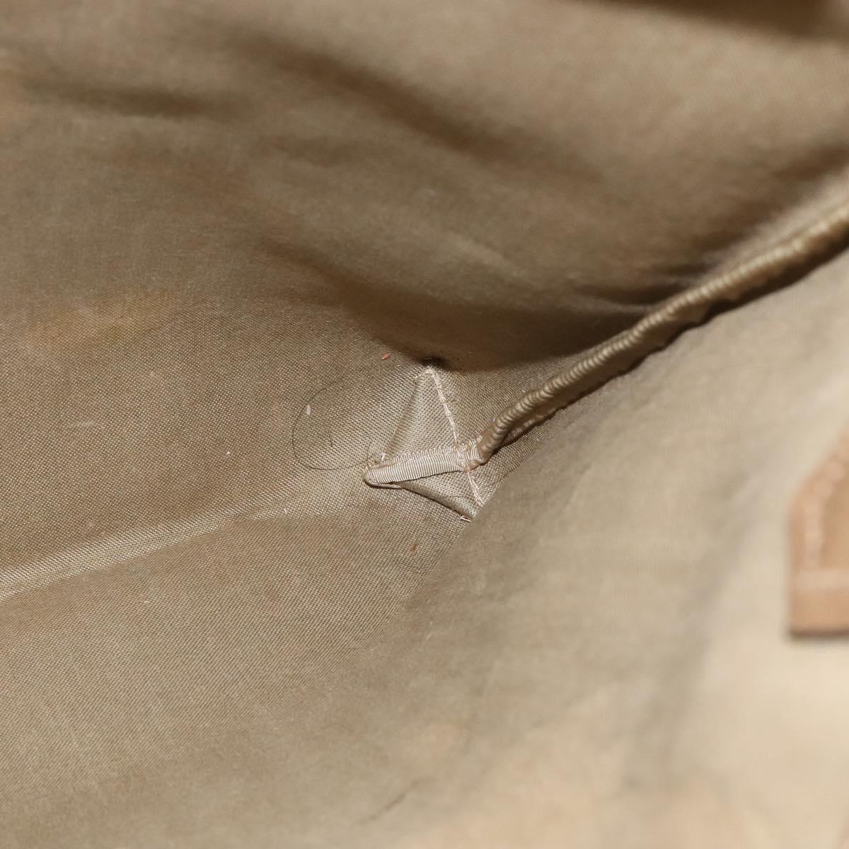 Gucci Sherry Beige Canvas Tote Bag (Pre-Owned)
