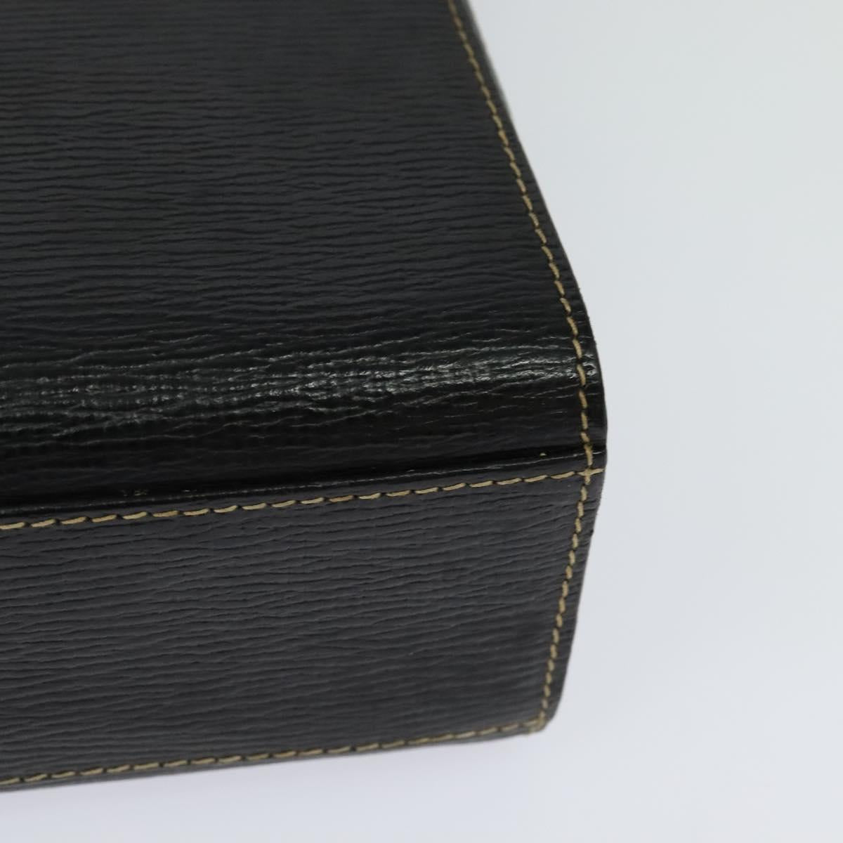 Céline Triomphe Vintage Black Leather Shoulder Bag (Pre-Owned)