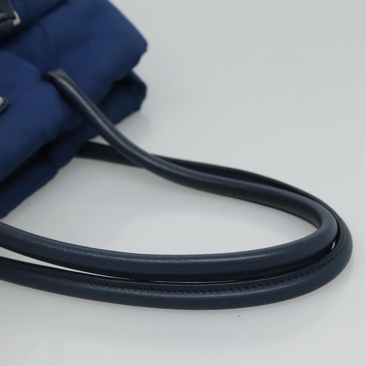 Prada Tessuto Blue Synthetic Handbag (Pre-Owned)