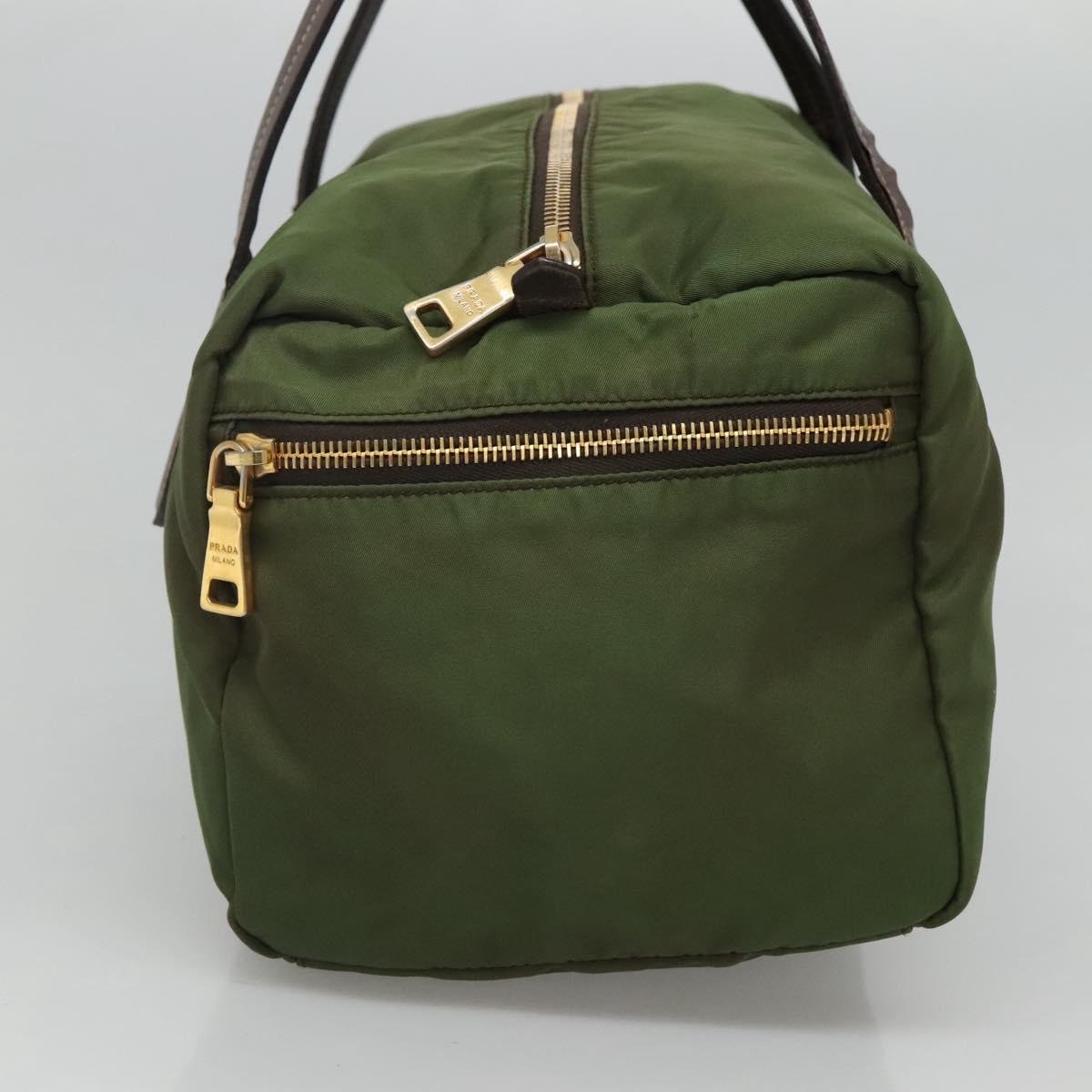 Prada Re-Nylon Green Synthetic Handbag (Pre-Owned)