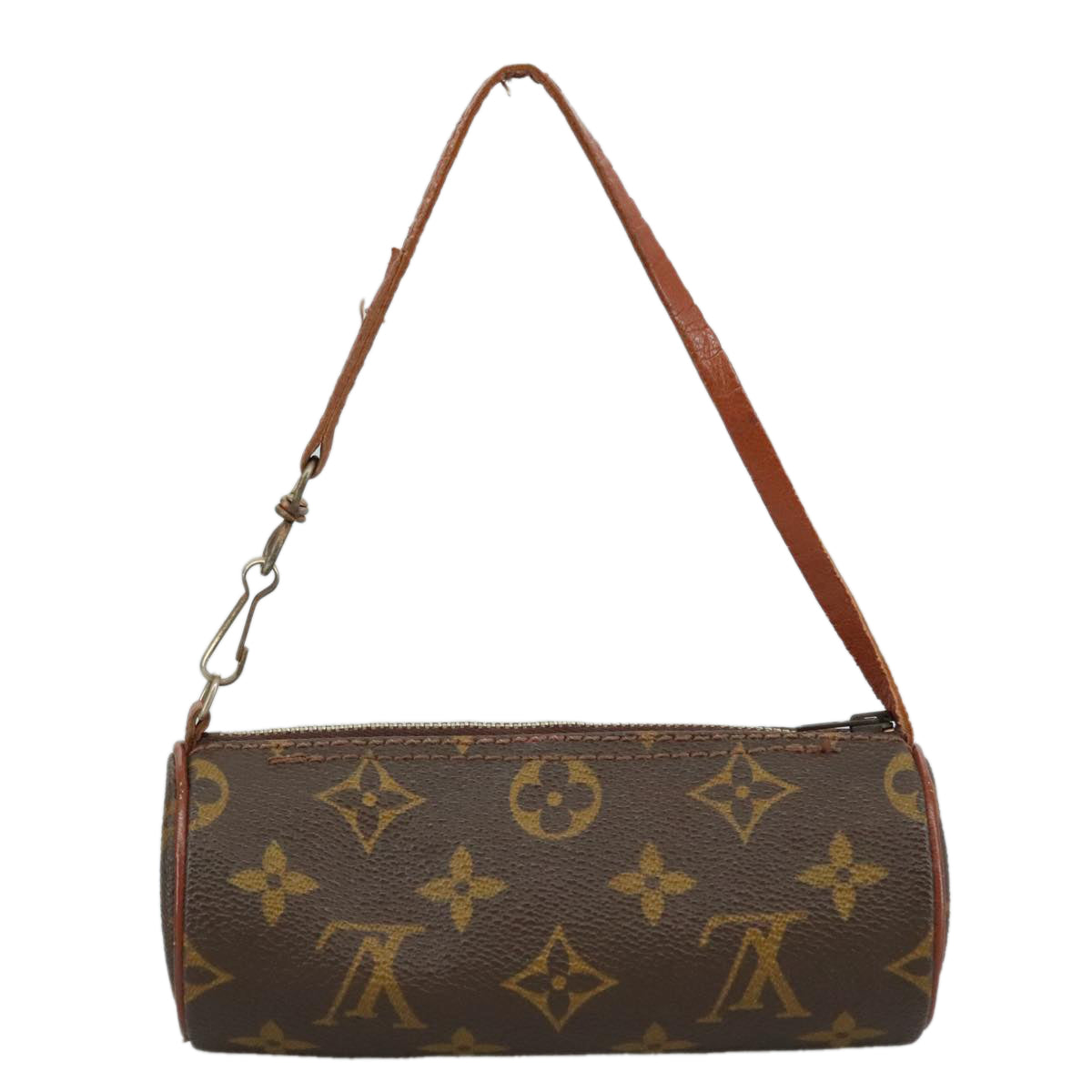 Louis Vuitton Papillon Brown Canvas Clutch Bag (Pre-Owned)