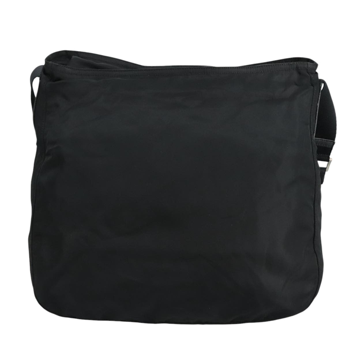 Prada Tessuto Black Synthetic Shoulder Bag (Pre-Owned)