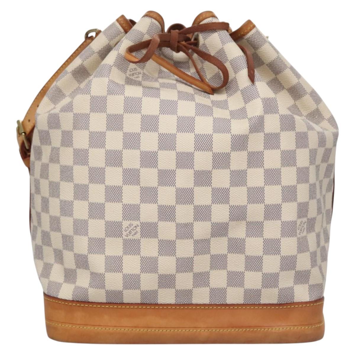 Louis Vuitton Noe Beige Canvas Shoulder Bag (Pre-Owned)