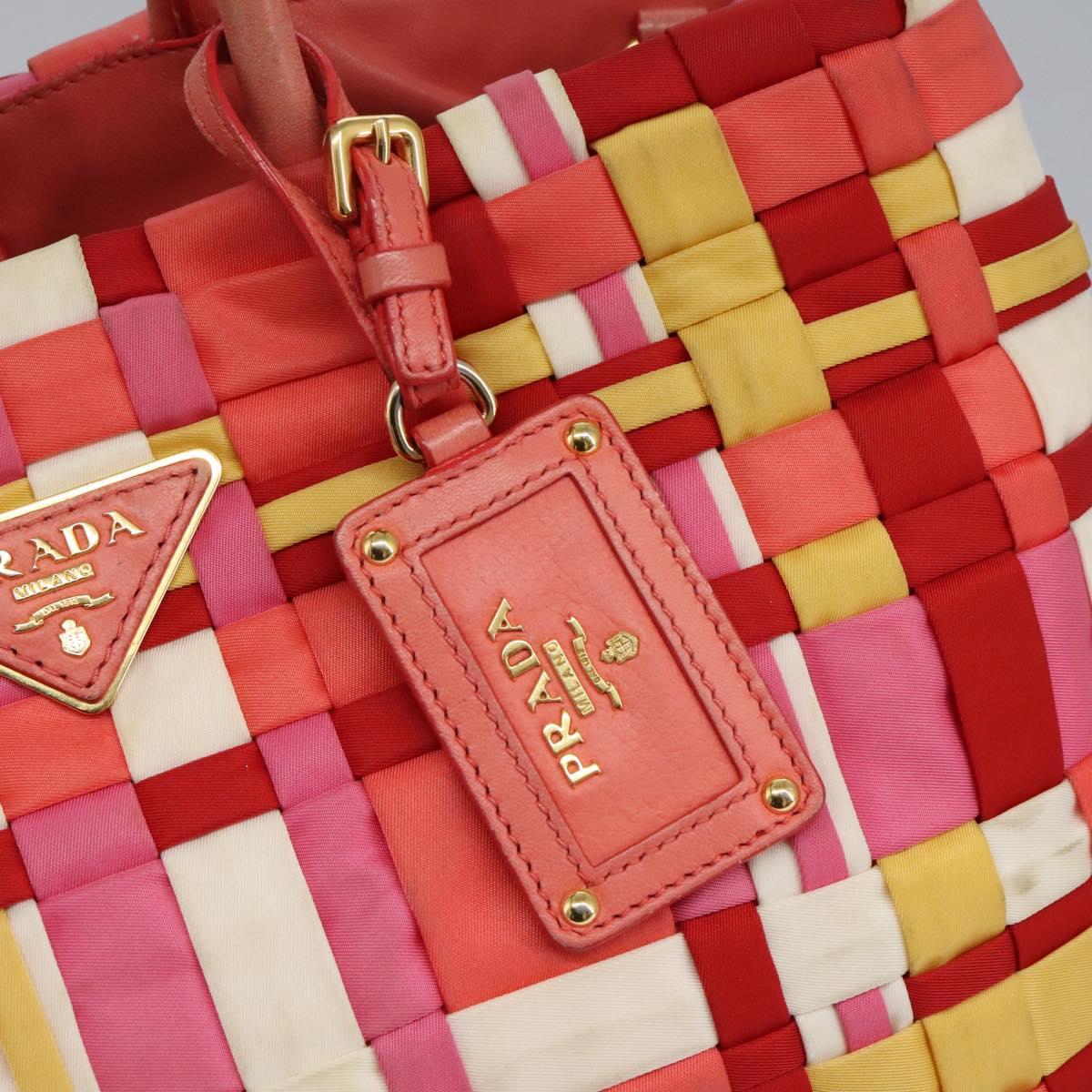 Prada Re-Nylon Red Synthetic Handbag (Pre-Owned)