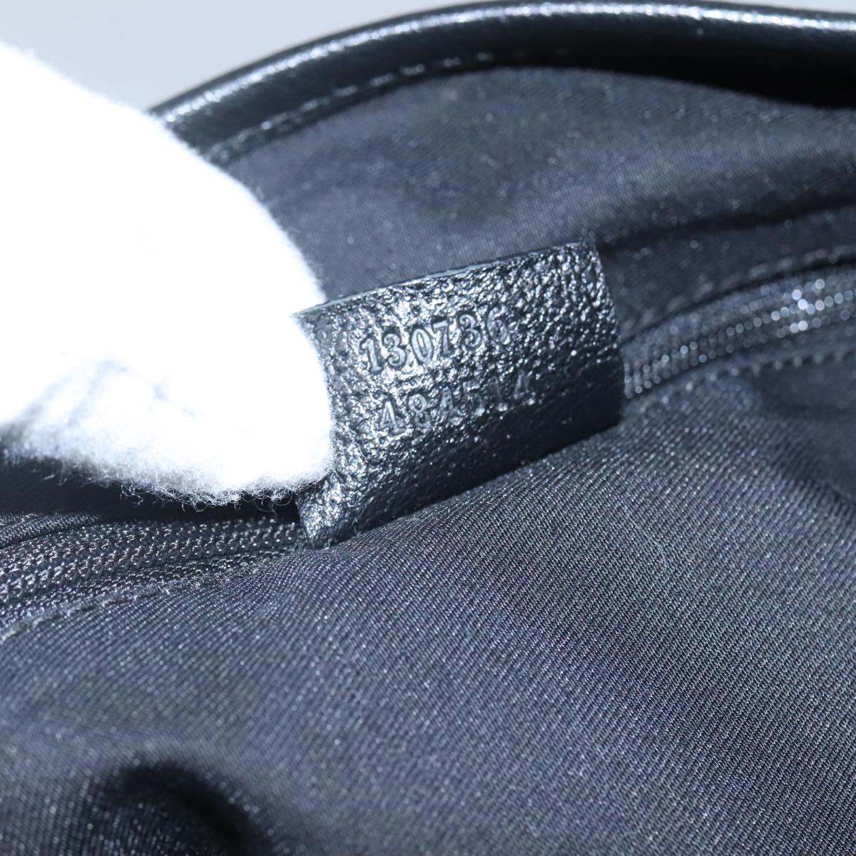 Gucci Abbey Black Canvas Tote Bag (Pre-Owned)