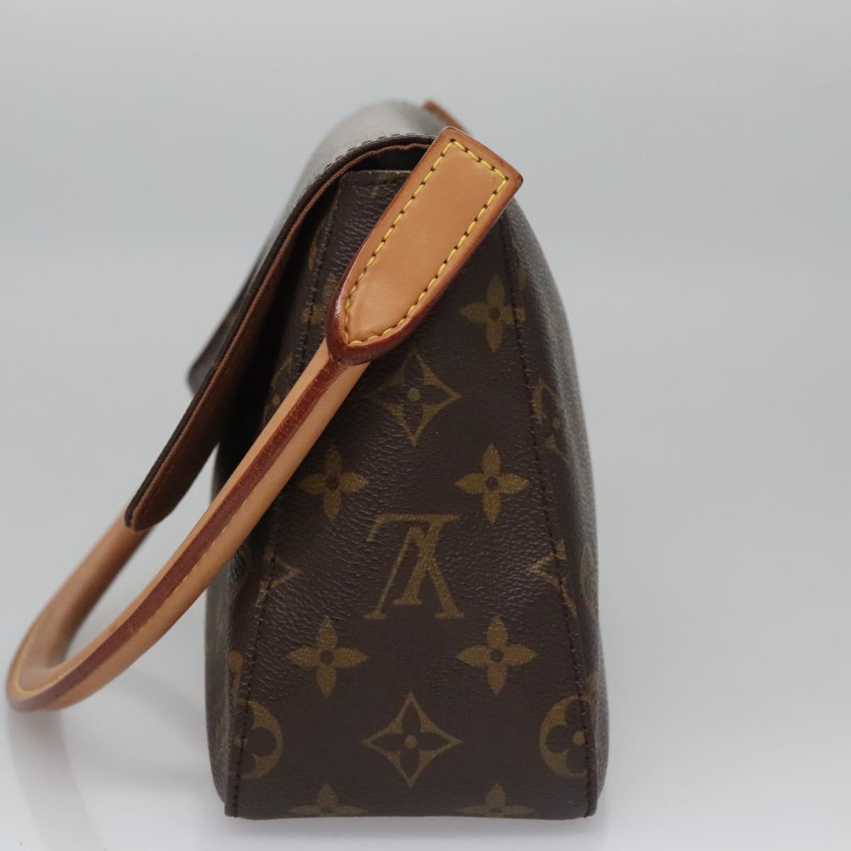 Louis Vuitton Mini Looping Brown Canvas Shoulder Bag (Pre-Owned)