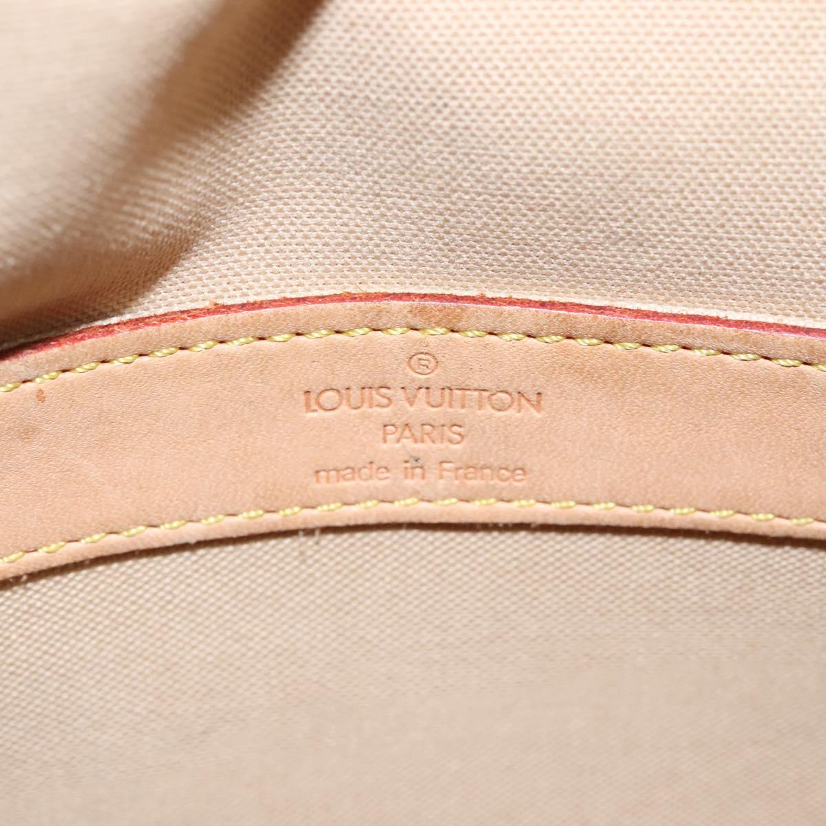 Louis Vuitton Naviglio Beige Canvas Shoulder Bag (Pre-Owned)