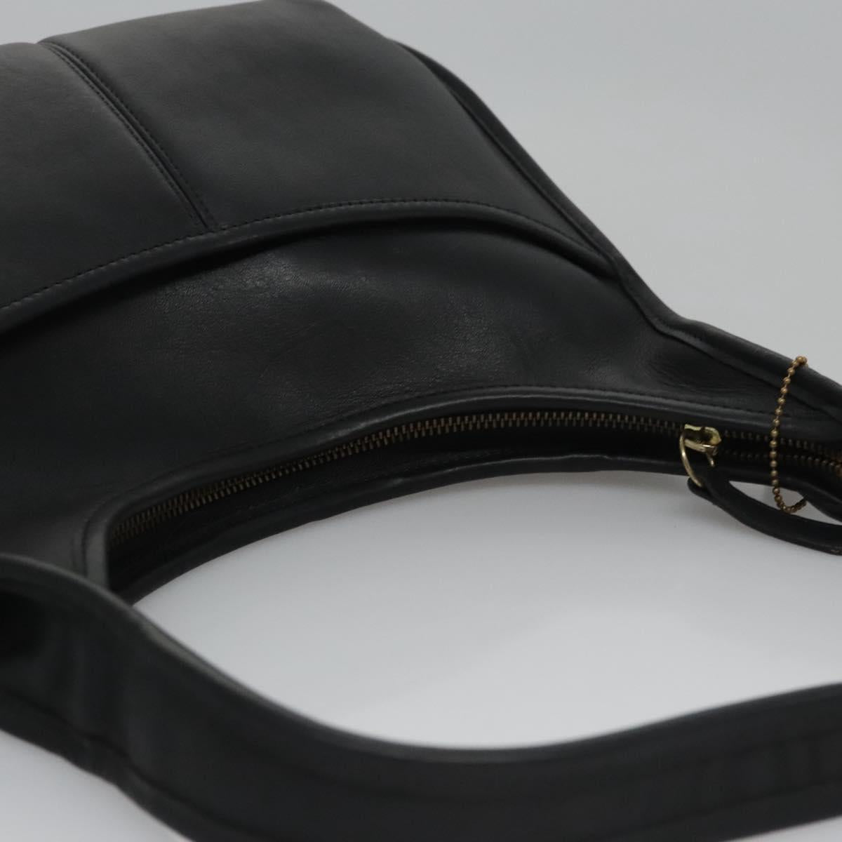 Coach Ergo Black Leather Shoulder Bag (Pre-Owned)