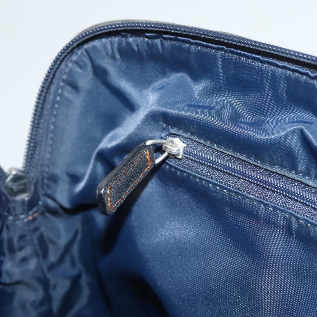 Dior Cd Navy Canvas Handbag (Pre-Owned)