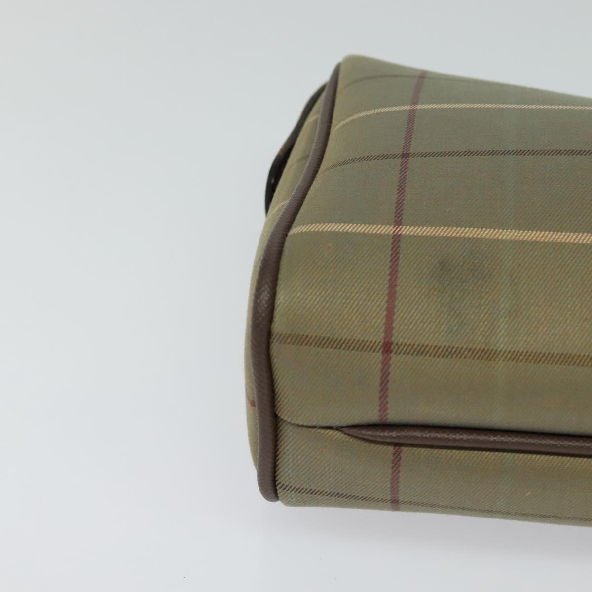 Burberry Nova Check Beige Canvas Clutch Bag (Pre-Owned)