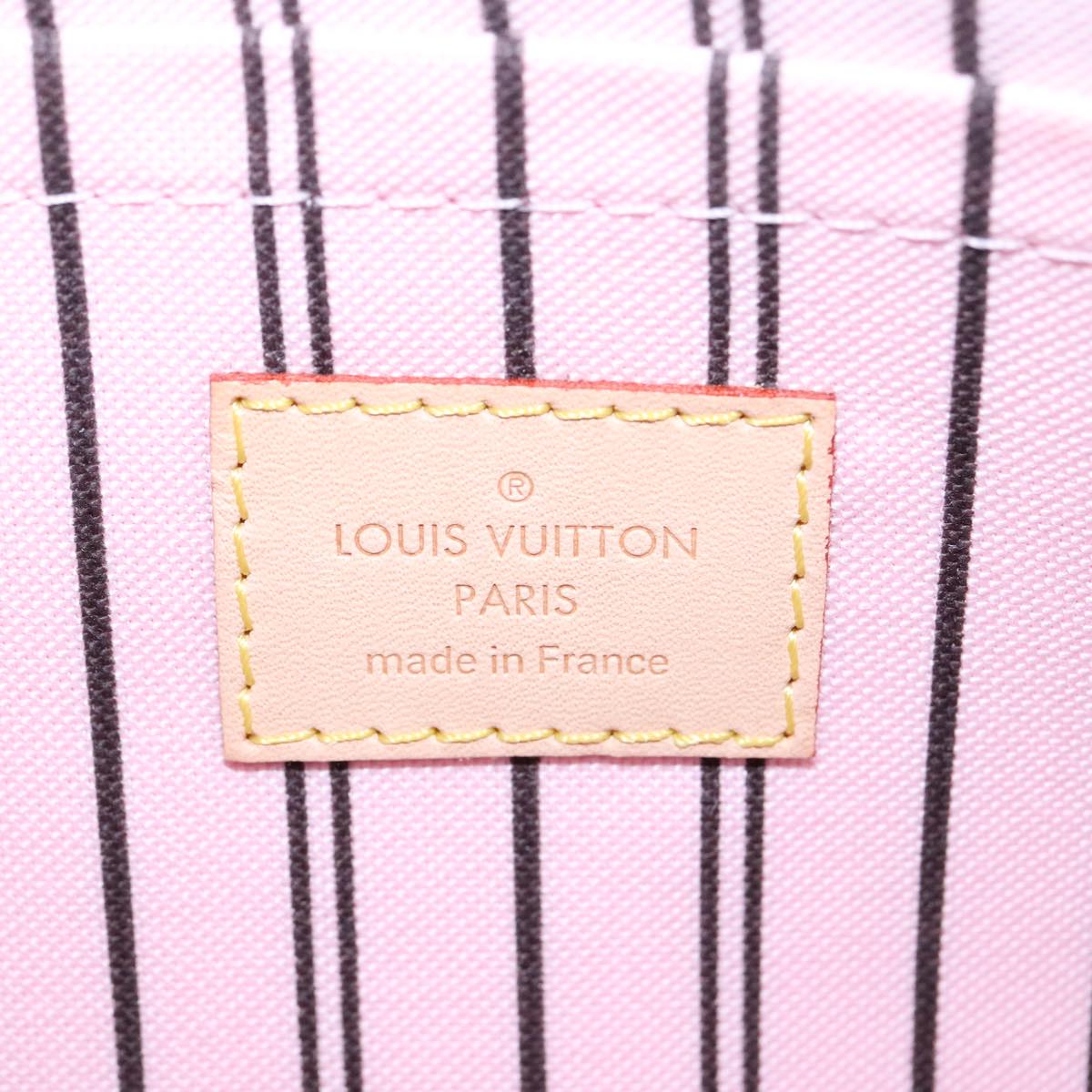 Louis Vuitton Pochette Accessoire Blue Canvas Wallet (Pre-Owned)