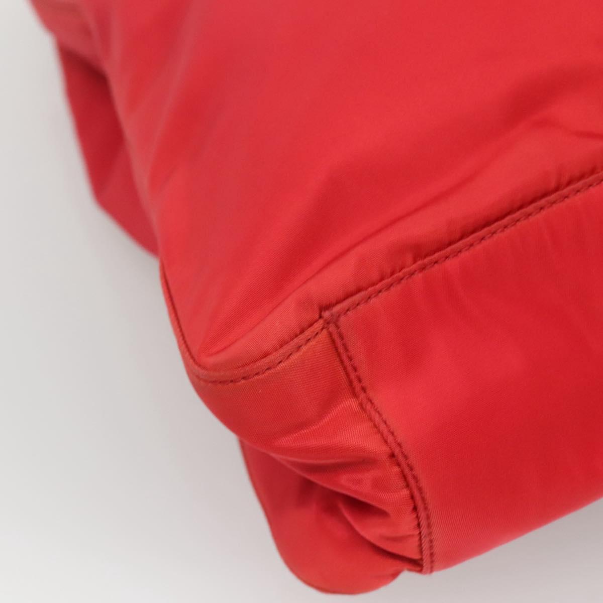 Prada Re-Nylon Red Synthetic Shoulder Bag (Pre-Owned)