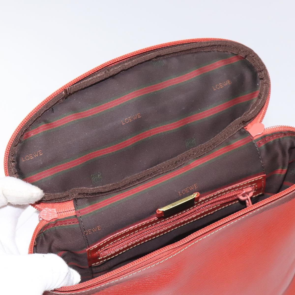 Loewe Velazquez Red Leather Handbag (Pre-Owned)