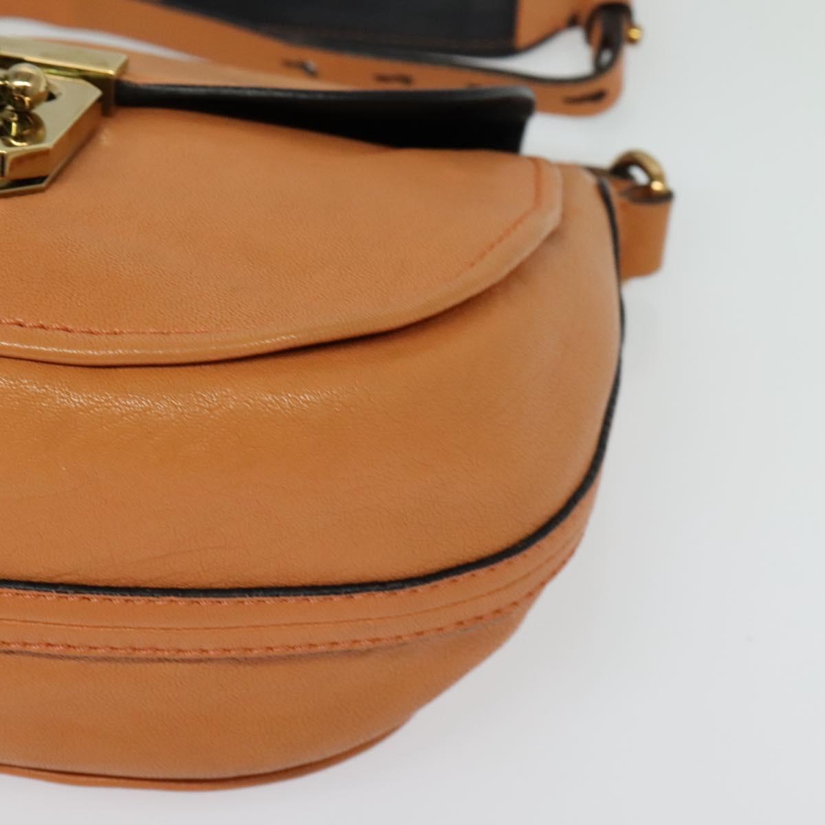 Chloé Elsie Beige Leather Shoulder Bag (Pre-Owned)
