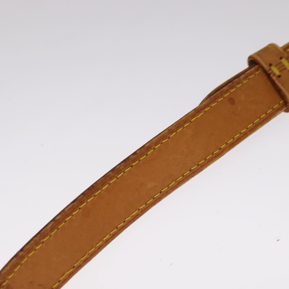 Louis Vuitton Shoulder Strap Beige Leather Bag Jewelry (Pre-Owned)