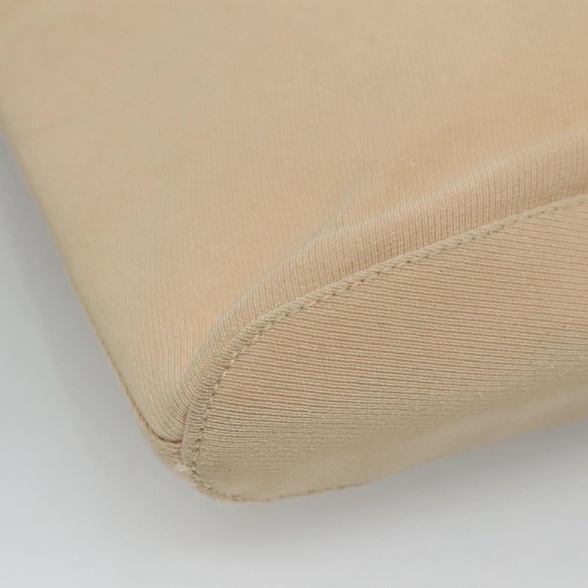 Prada Beige Canvas Shoulder Bag (Pre-Owned)