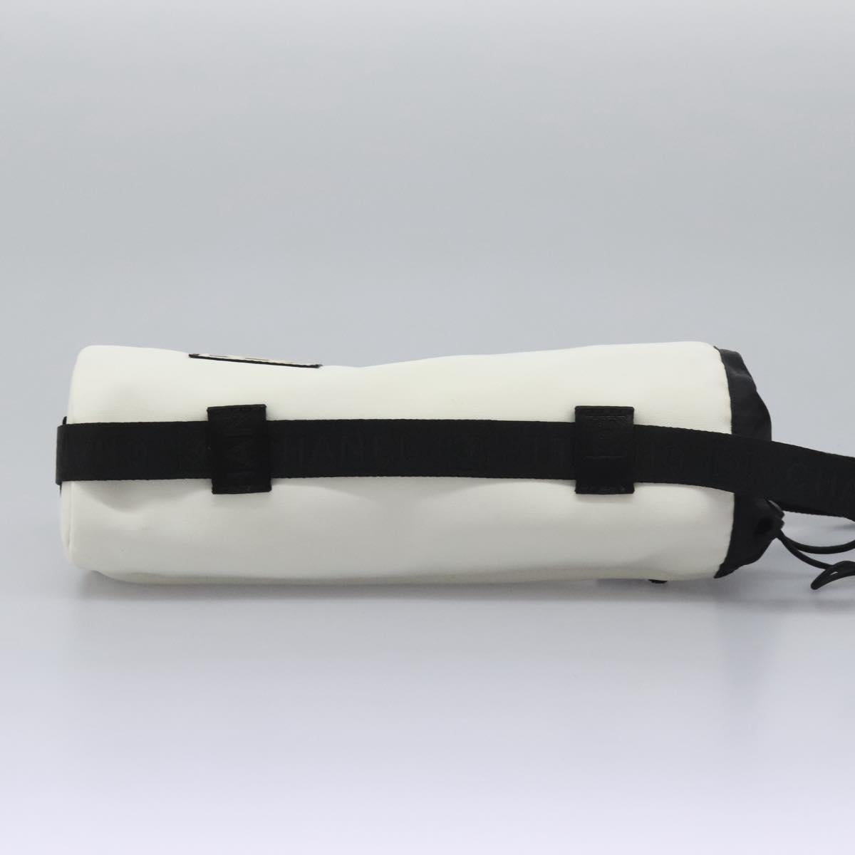Chanel Sport Line White Synthetic Shoulder Bag (Pre-Owned)