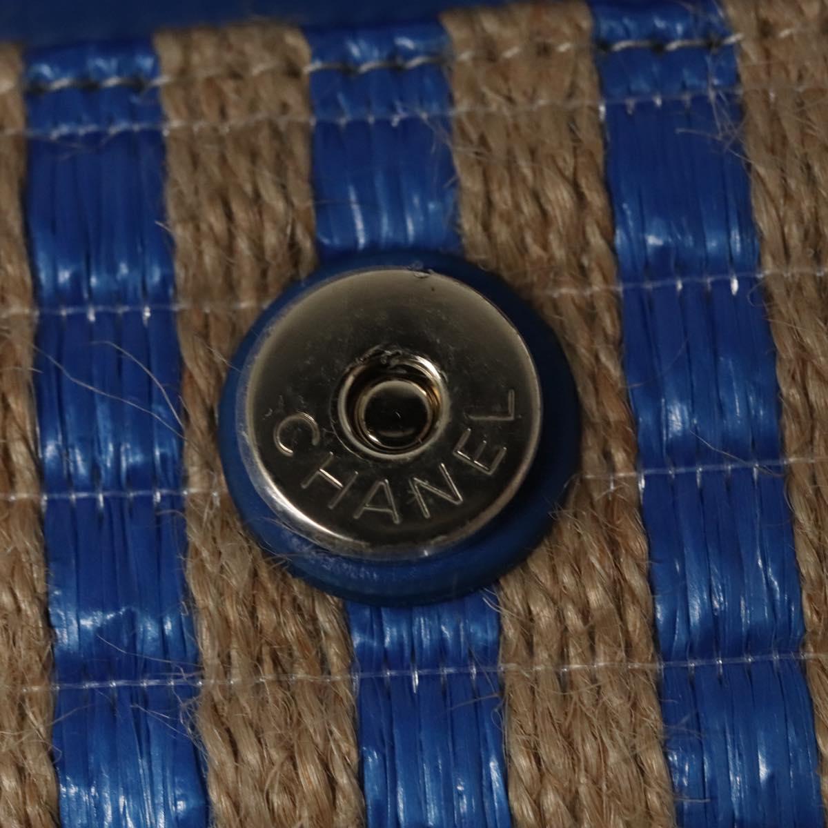 Chanel Trendy Cc Blue Canvas Shoulder Bag (Pre-Owned)