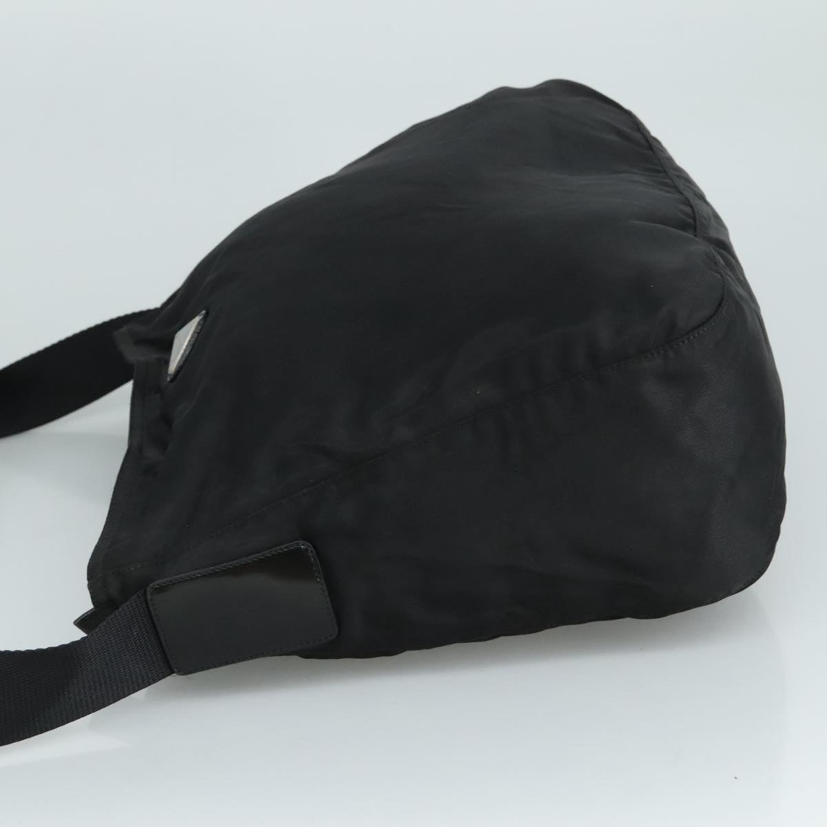 Prada Tessuto Black Synthetic Shoulder Bag (Pre-Owned)