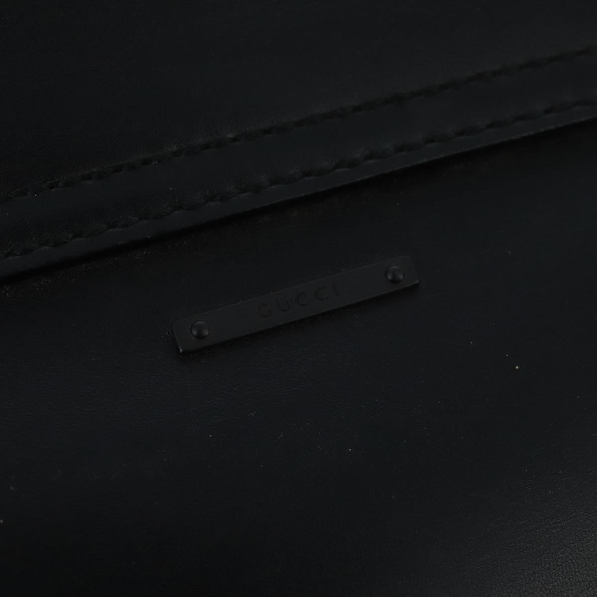 Gucci Black Leather Shoulder Bag (Pre-Owned)