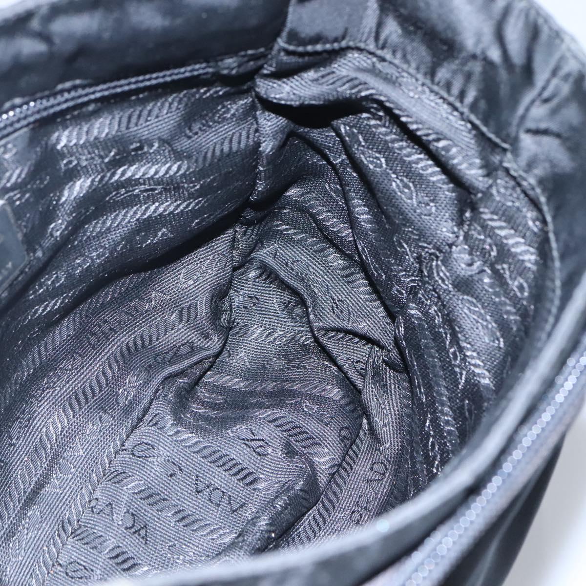 Prada Re-Nylon Black Synthetic Shoulder Bag (Pre-Owned)