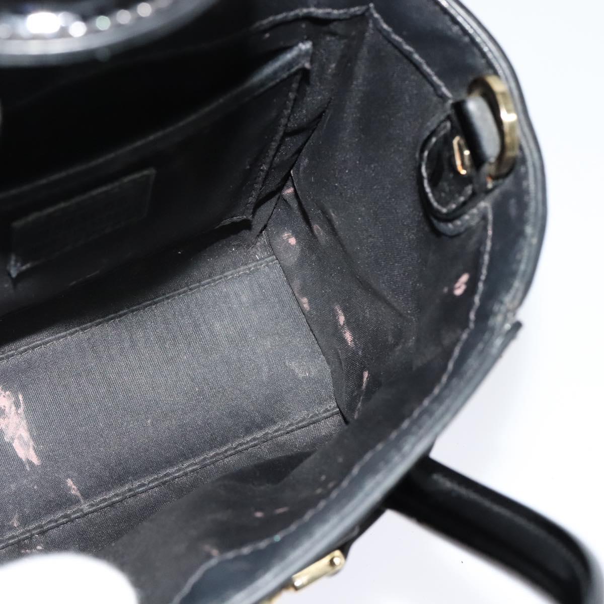 Versace Black Patent Leather Handbag (Pre-Owned)