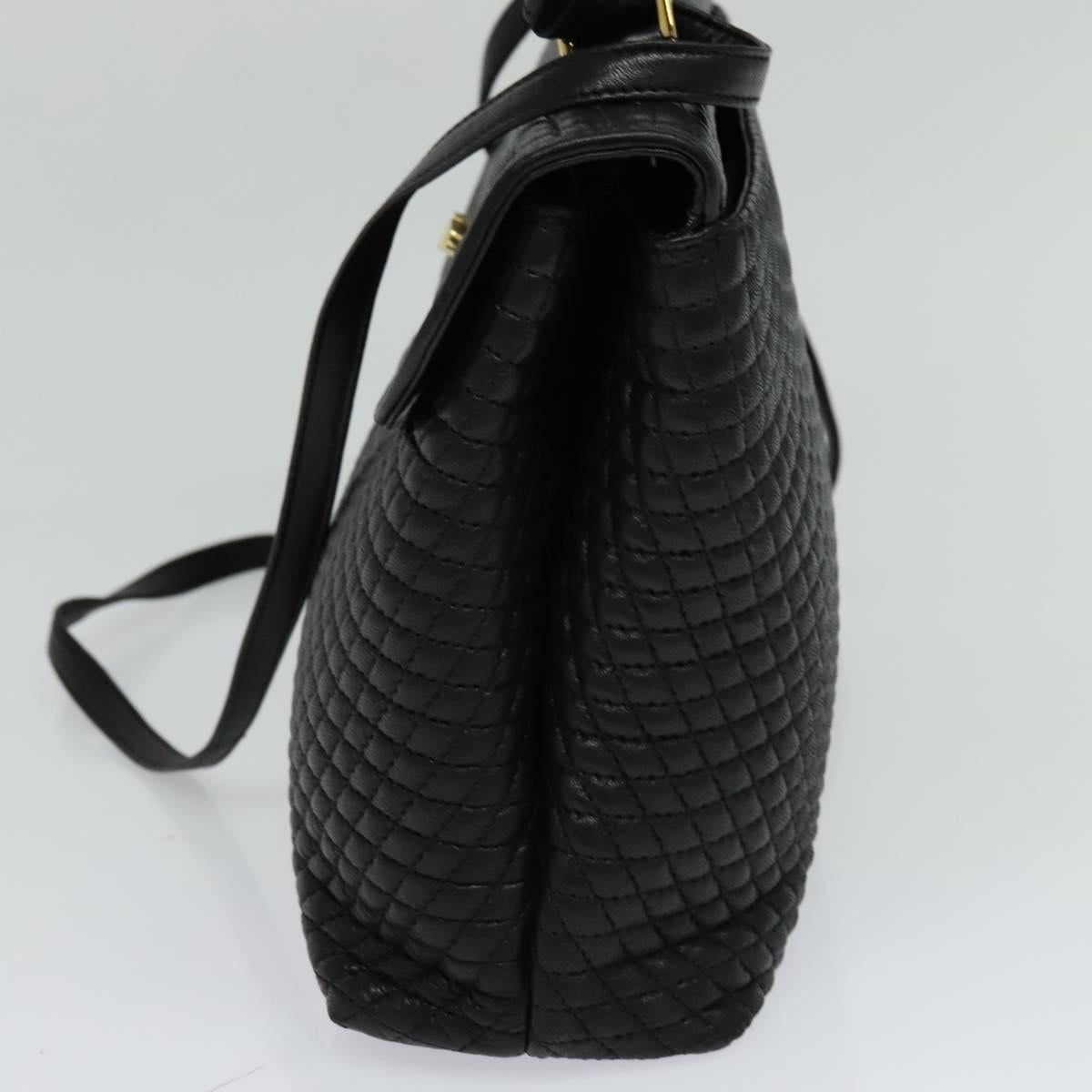 Bally Black Leather Handbag (Pre-Owned)